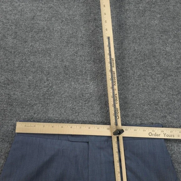 Daryl James Suit Mens 40 32x32 Blue 2 Piece Set Bespoke Custom Tailored NFL USA